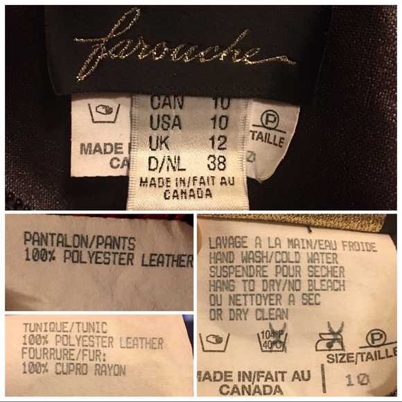 Farouche Faux Leather Longline Jacket & Pant Set - Picture 9 of 10